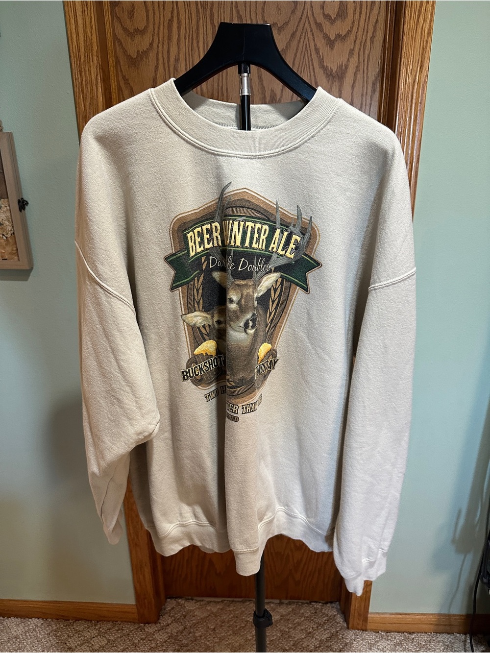 VINTAGE Men's Crewneck - Beer Winter Ale